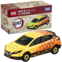 Takara Tomy Tomica Demon Slayer 03 Zenitsu Agatsuma โมเดลรถเหล็กหล่อโลหะเรซินขนาดเล็กรถของเล่นตกแต่งห้องเด็ก