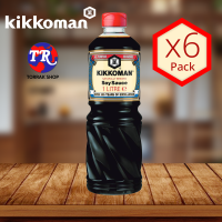 Kikkoman Naturally Brewed Soy Sauce 1000ml ซอสถั่วเหลือง แพ็ค 6 ขวด