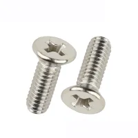 M1.4 M1.6 M2 Phillips Flat Head Countersunk Screw Ni-Plated Steel