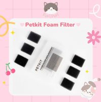 ꒰ ·˚? พร้อมส่ง — PETKIT(6pcs) แผ่นกรองฟองน้ำ สำหรับปั๊มน้ำพุไร้สาย FOAM FILTER