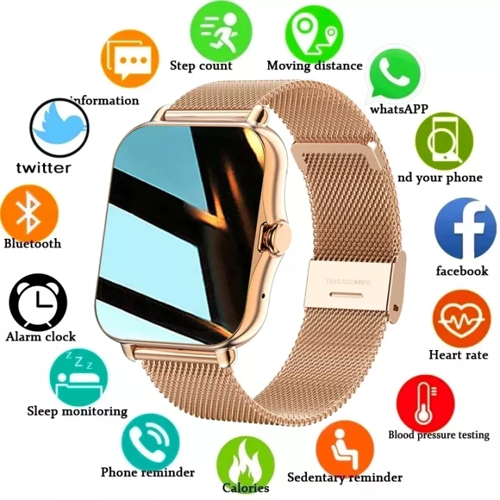 2023 New Xiaomi Women Smart Watch Men 1.69 Full Touch Screen Fitness