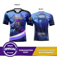 SABER ONIMARU Mobile Legends Full Sublimation Tshirt Premium Quality