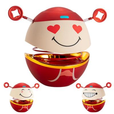Dashboard Swing Decor Wealth/Fortune/Lucky Automotive Head Shaking Doll Spring Toys Car Interior Decorations for Girls Men Boys Women economical
