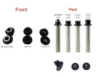 NOVATEC hub Conversion Kits Adapters End cover Converting Axles with Side cap for D791SB / D792SB 6 bolts version