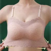 【XX】New Strapless Lace Traceless Womens Underwear Collation Non-slip Invisible Beauty Back Anti-slip Slip Strapless Halter Vest
