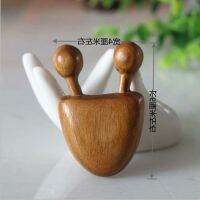 [COD] sandalwood massage stick eye massager face lifting firming wooden acupoint triangular sparrow foot meridian