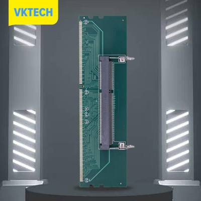 [Vktech] แล็ปท็อปไปยังเดสก์ท็อป SO-DIMM กับพีซีการ์ด DIMM DDR3 DDR4 DDR5แผงคอนเนคเตอร์หน่วยความจำ