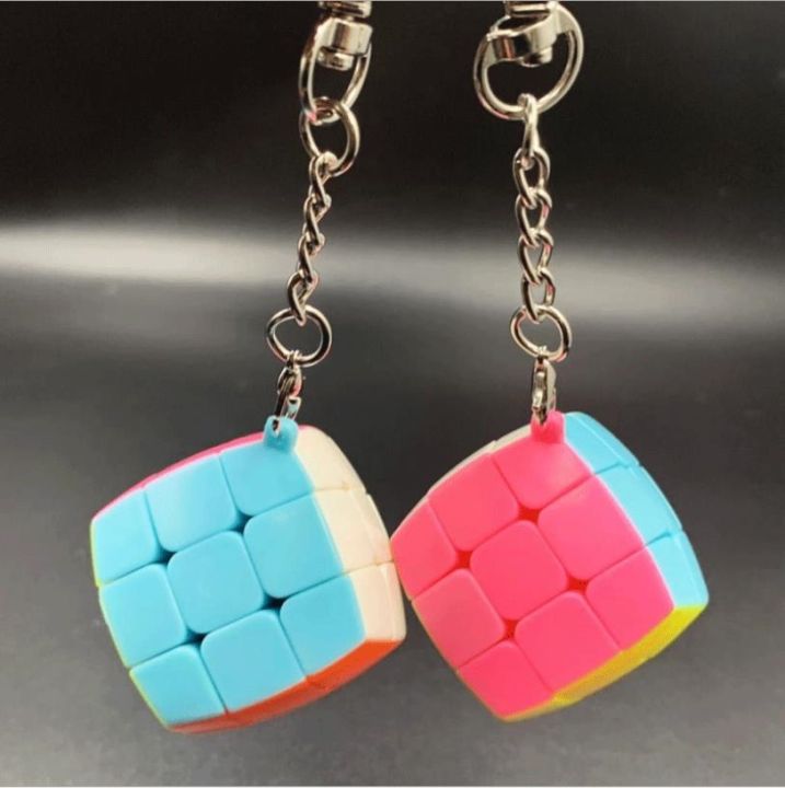 3x3cm-cube-key-chain-multiple-color-plastic-smooth-cube-pendant-educational-toys-for-adults-children