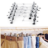 10PcsLot Hangers For Clothes Stainless Steel Clip Stand Hanger Pants Skirt Kid Clothes Grip Adjustable Pinch Grip Cabide