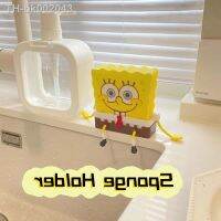 ◇ Spongebobs Sponge Kitchen Dishwashing Wash Dishes Cleaning Cartoon Kawaii Sponge Acrylic Drain Rack Home Household Clean Supply