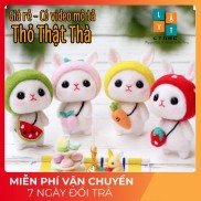 HCMBộ Len Chọc Có Hướng Dẫn THỎ THẬTT THÀ - Neele felting Rabit handmade