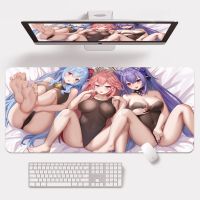 Nude Women Knoko Mousepad with Title Table Pad อุปกรณ์เกม Mausepad Big Ass Mousepad Gamepad ตกแต่งสำหรับผู้ใหญ่