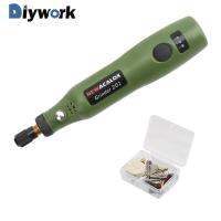 DIYWORK Drill Engraver Pen Abrasive Tools Mini Wireless Electric Grinder Set Multifunction Milling Polishing