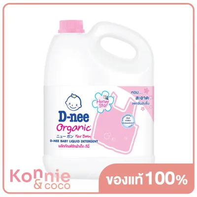 D-nee Baby Liquid Detergent [Pink] 3000ml ดีนี่ ผลิตภัณฑ์ซักผ้าเด็ก กลิ่น Honey Star