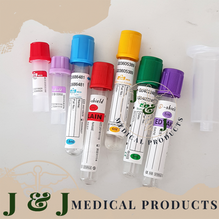 Vacutainer Tube Micro, EDTA Purple Top, Plain Red, Blue, Green, Yellow ...