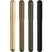 High Quality Metal Fountain Pen Brass Pocket Pens Spin EF/F Nib Business Office School Supplies Writing Kawaii Ink Pen