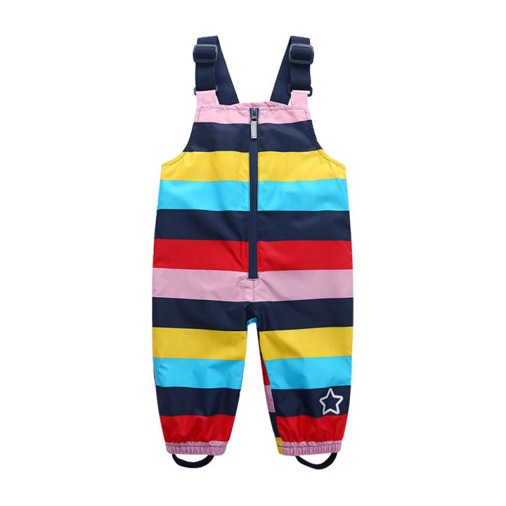 honeyking-children-waterproof-rain-pants-baby-jumpsuits-boys-girls-overalls-strap-pants-fashion-kids-overalls