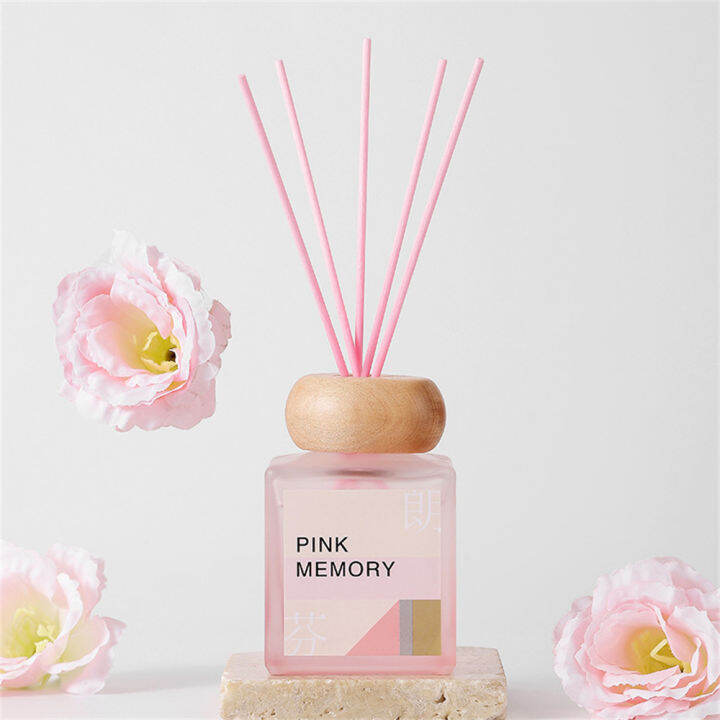 200ml-fireless-glass-reed-diffuser-พร้อม-sticks-home-aromatpy-oil-diffuser-สำหรับบ้าน-ห้องน้ำ-ห้องนอน-โรงแรม-scent-diffuser