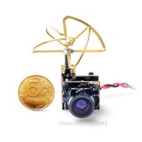 S2 AKK 48CH 5.8กรัม25Mw VTX 600TVL 1/3 Cmos AIO FPV Macchina Fotografica Con Trifoglio Antenna ต่อโดรน FPV มา Piccolo Whoop Lama Index Trix Ecc