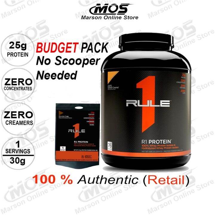 Rule 1 Protein 30.4g (1 Serving ) 100 Whey Protein Isolate Hydrolyzed