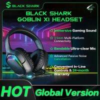 ZZOOI Black Shark Gaming Headset Goblin X1 Headphones All-in-1 Gaming Headphones with Ultra-Clear Bendable Mic Mic 50mm Dynamic Driver