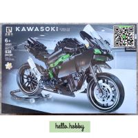 .Kids Toy Décor ของเล่นเสริมทักษะ ตัวต่อ โมเดล. ตัวต่อ Qi zhi le 85001 Kawasaki H2 Super Motor 838pcs .เหมาะเป็นของฝากของขวัญได้ Gift Kids Toy.