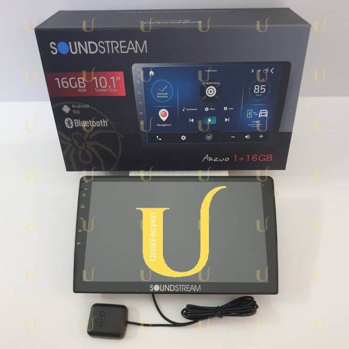 10" Soundstream Android Player IPS 2.5D Glass Panel F.O.C GPS Antenna