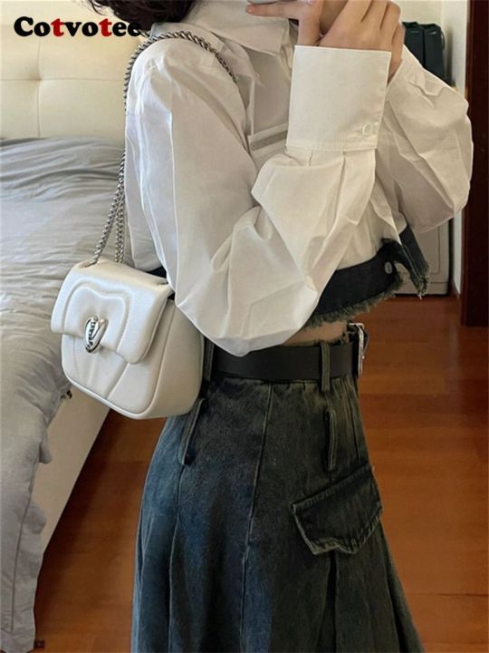 cotvotee-กระโปรงยีนส์วินเทจสำหรับผู้หญิงเอวสูง-mode-korea-ซักกระโปรงเดนิมฤดูร้อนหรูหรากระโปรงยาวลำลอง