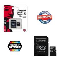 32 GB MICRO SD CARD (ไมโครเอสดีการ์ด) KINGSTON CLASS 10 (SDC10G2/32GBFR)