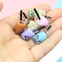 20pcs Boba Additives For Slime Resin Cute Bubble Milk Tea Charms Supplies DIY Kit Filler Decor for Fluffy Clear Cloud Slime