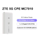 Original ZTE Outdoor Router MC7010 5G Sub6+4G LTE 5G NSA+SA Qualcomm 5G SDX55M platform n1/n3/n7/n8/n20/n28/n38/n41/n77/n78/79