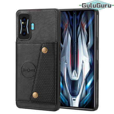 สำหรับ Xiaomi Poco F4 GT เคสหนังฝาครอบฝาหลังหลายกระเป๋าเงินแบบฝาพับเปิดปิดสามารถใช้งานร่วมกับที่ยึดในรถยนต์แบบแม่เหล็กที่ใส่ช่องใส่การ์ดความจำเครดิตบัตรประชาชน