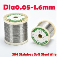 304 Stainless Soft Steel Wire Single Strand Lashing Soft Iron Wires Diameter0.05-1.6mm Bright Surface Corrosion Resistance 10M