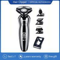 Electric Shaver 4D Mens Electric Hair Clipper USB Rechargeable Professional Hair Trimmer Hair Cutter for Men Adult Razor