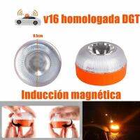 Car Emergency Light V16 Autonomous Emergency Signalling with Flashlight Approved Dgt Road Magnetic Beacon Help Traffic Warn Lamp