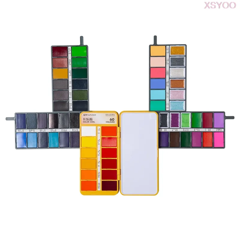 Sakura Kissho Original Japanese Solid Watercolor Pigment Paint Set