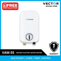 Vector VAS-35 3.5kw Singlepoint Instant Water Heater (Please ask the seller  before buying the unit) | Lazada PH