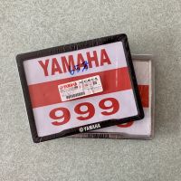 กรอบป้ายทะเบียนมอเตอร์ไซค์ Yamaha พร้อมส่ง แท้ศูนย์! สีดำ