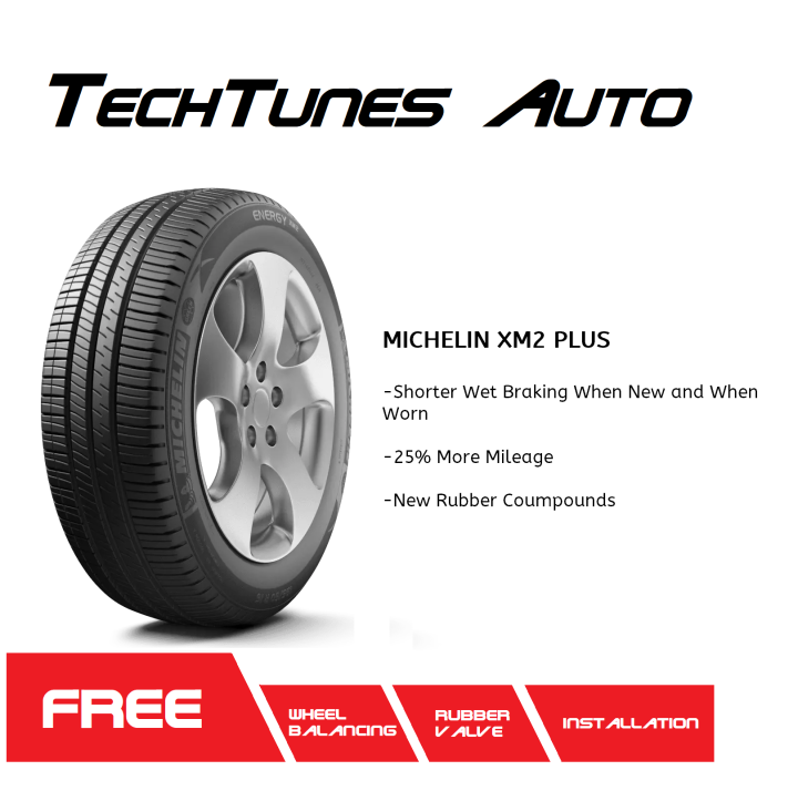 MICHELIN XM2+ PLUS 14 15 16 INCH TYRE (FREE INSTALLATION) | Lazada