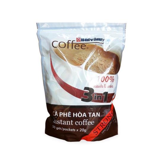 Cà phê hòa tan 3 trong 1 strong aromil 1kg bùi văn ngọ coffee - bao bì mới - ảnh sản phẩm 4