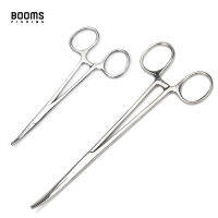 Booms Fishing F04 Locking Forceps Clamp Curved Fish Hook Remover 2pcs