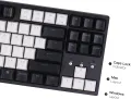 Keychron C1 Mechanical Keyboard (TKL, Wired, White LED, Gateron, Hot-Swap). 