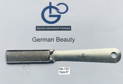 German Instruments  ตะไบเท้า ด้ามพลาสติค ขนาด 8 นิ้ว  รุ่น Gis-125