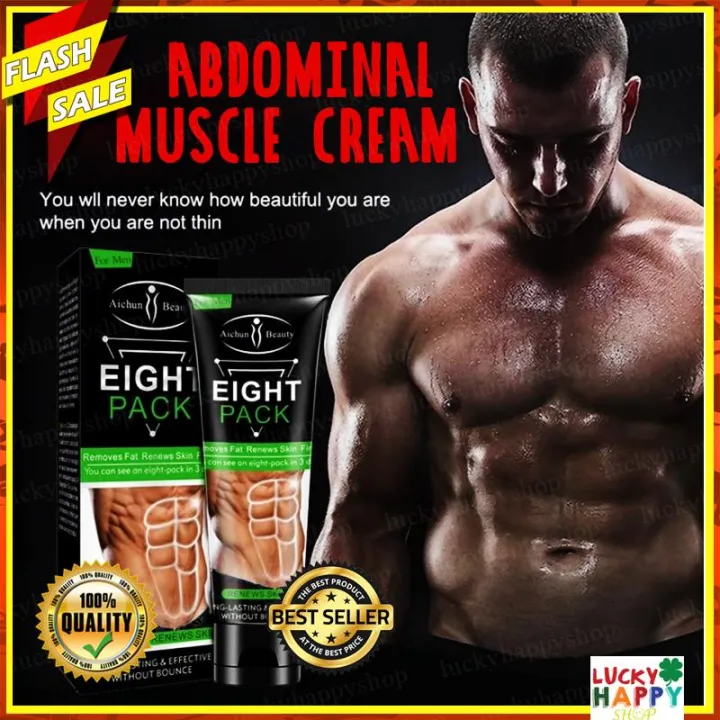 Authentic Eight Pack Abs Slimming Cream Abs Muscle Stimulator , Fat