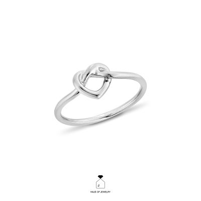Haus of Jewelry - SIMPLE INFINITY HEART RING แหวนเงินแท้