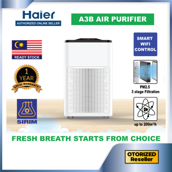 Haier Smart Air Purifier HAHAPA3B (WiFi) Lazada
