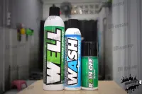 ชุดดูแลหมวกกันน็อค WASH &amp; WELL &amp; RAIN OFF LUBE 71