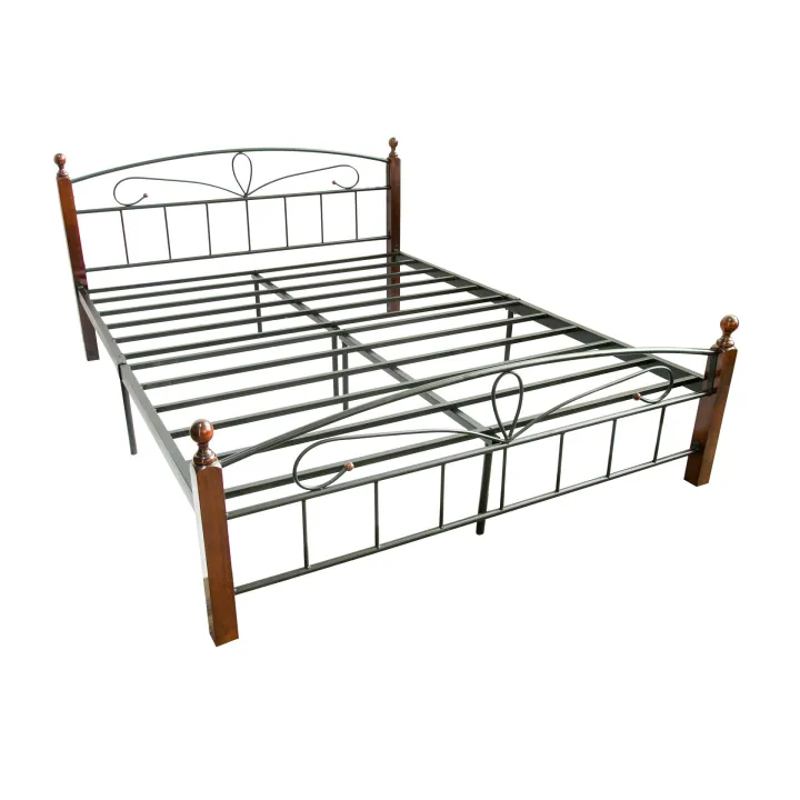 Hapihomes Hilton Modern Malaysian Wooden Post Bed Frame 60 X 75 (black 