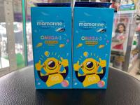 Mamarine KIDS OMEGA 3  Original มามารีน โอเมก้า 3 สีฟ้า  เพิ่มความจำ 120 มิลลิลิตร(ml)สีฟ้า X 2 ขวด