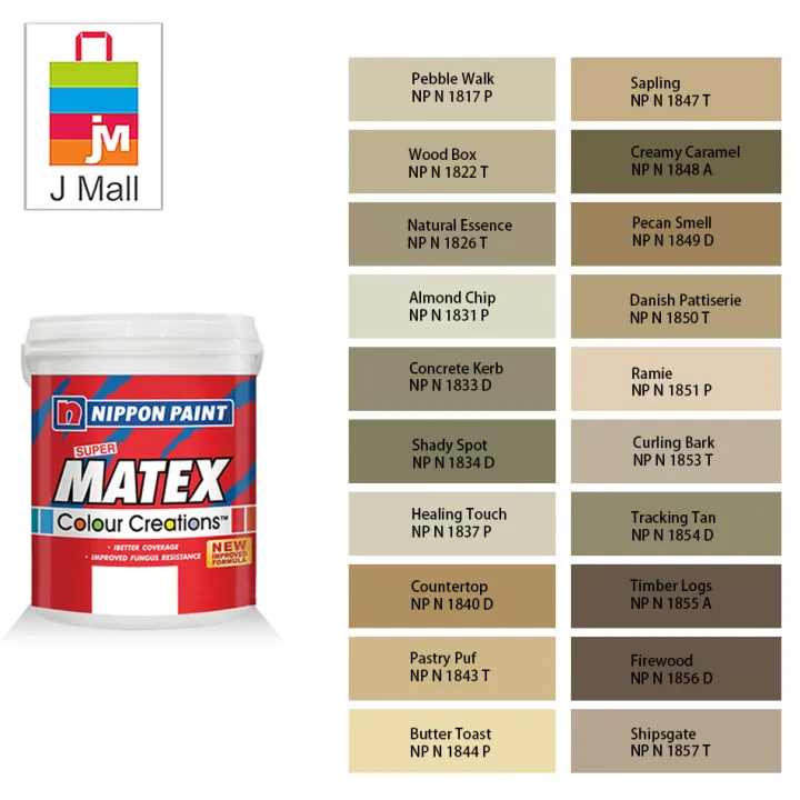 (18171857) 1L Nippon Paint Interior Super Matex Classic Neutral